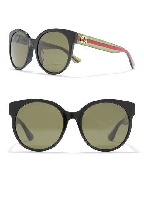 gucci 56mm fashion round sunglasses|Gucci unisex aviator sunglasses.